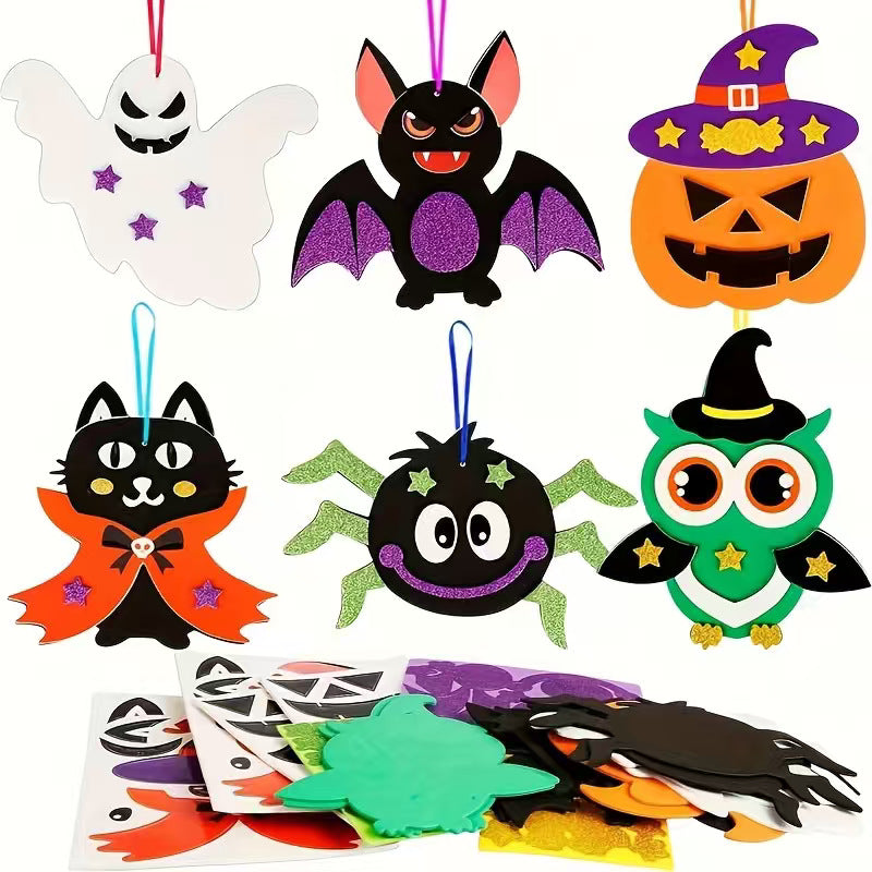 Halloween Thanksgiving Fall Leaves Wall Decals for Kids' DIY Crafts