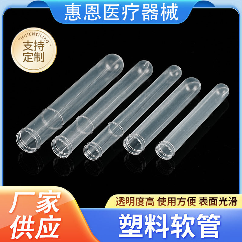 Disposable Plastic Test Tubes for Sample Collection, PE Material
