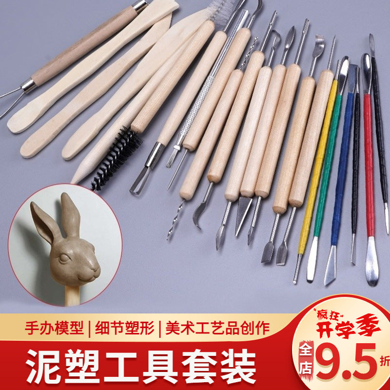 DIY Pottery Clay Sculpting Tools Set for Model Making and Detailing