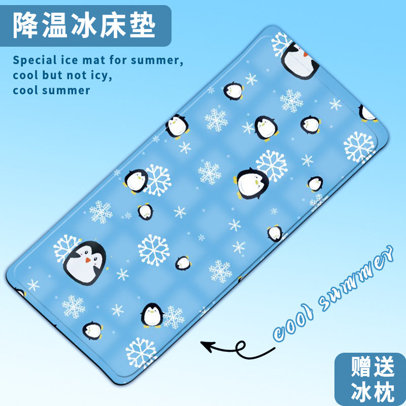 Cooling Gel Mat for Summer Bed, Single/Double Dormitory Use, Pillow and Sleeping Mat
