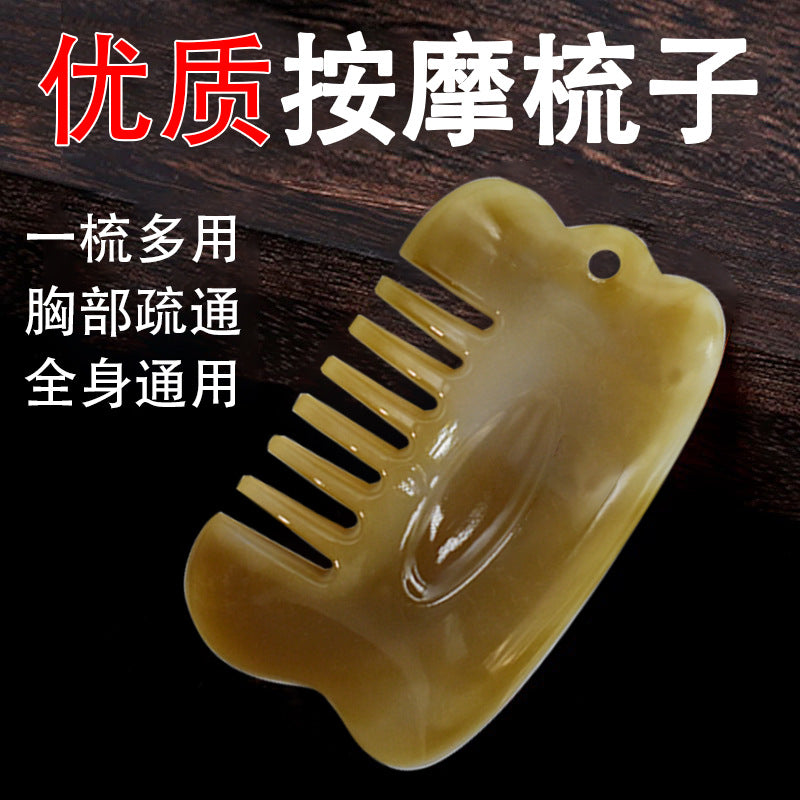 Facial and Scalp Gua Sha Massage Comb for Spa and Home Use