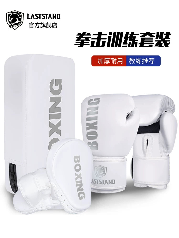 Boxing Gloves and Focus Mitts Set for Training, Punching, Kickboxing, Muay Thai, for Adults and Kids