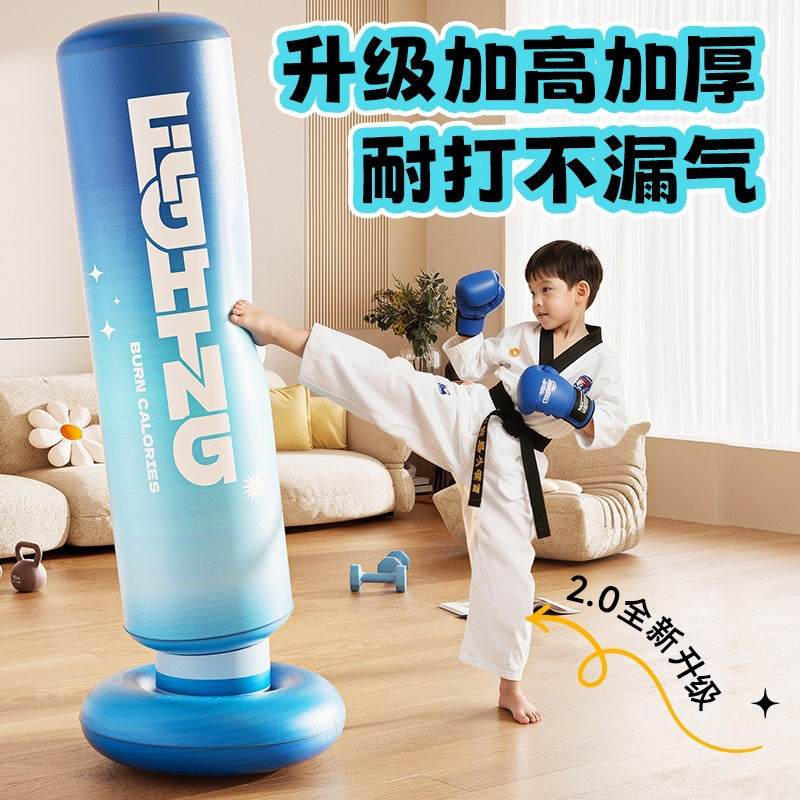 Inflatable PVC Punching Bag for Kids & Adults - Taekwondo Training & Fitness Tumbler