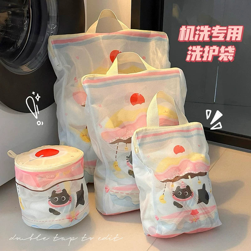 Delicate Mesh Laundry Bags for Washing Machine - Protect Underwear, Bras, Sweaters