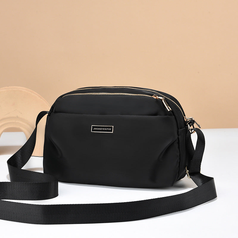 Women's Lightweight Canvas Oxford Cloth Shoulder Bag Nylon Crossbody for Moms