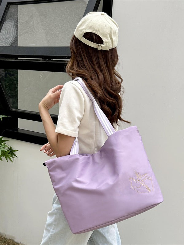 Women's Ballet Dance Bag Shoulder Crossbody Gym Sports Training Bag with Embroidery Option