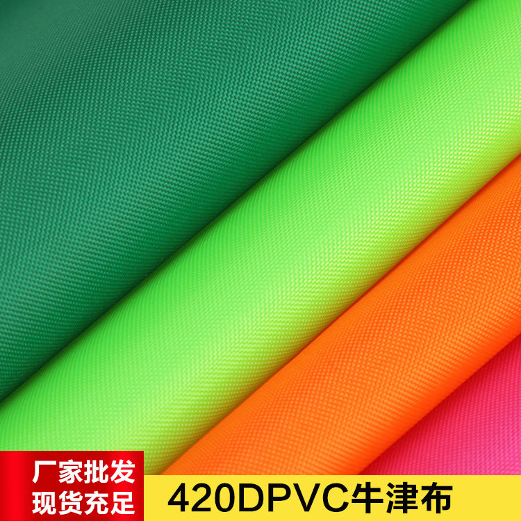 420D Oxford Fabric PVC Coated Waterproof Outdoor Tent Awning Luggage Material