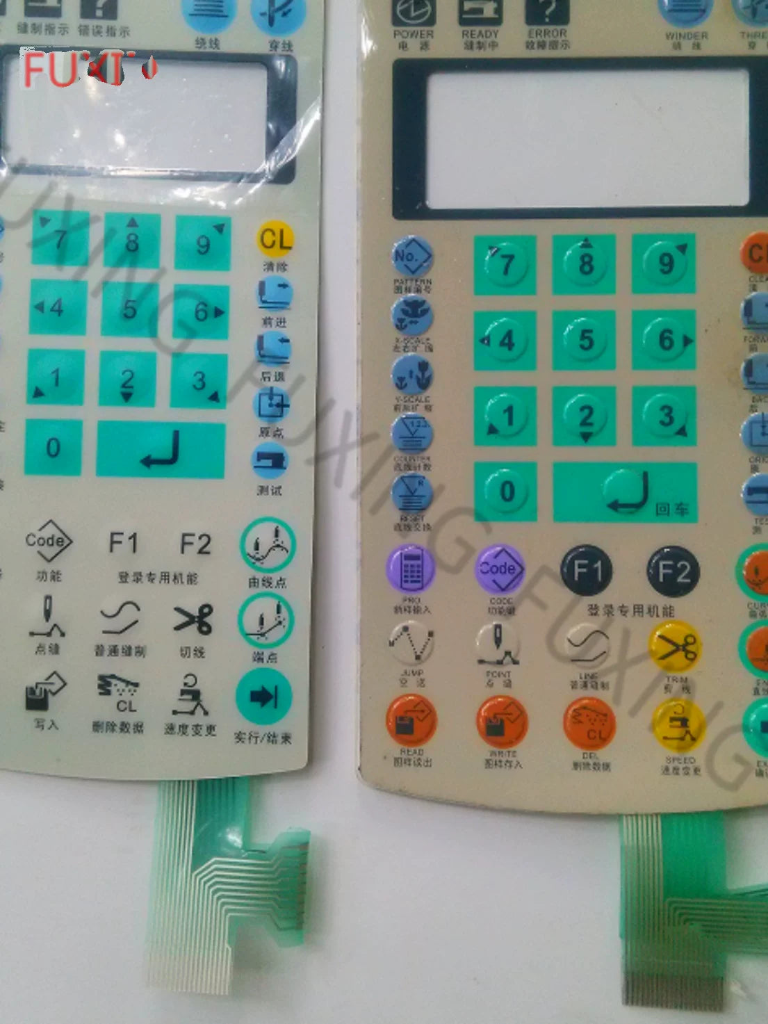 Computerized Sewing Machine Button Panel Film and Pattern Maker for Industrial Embroidery Machines