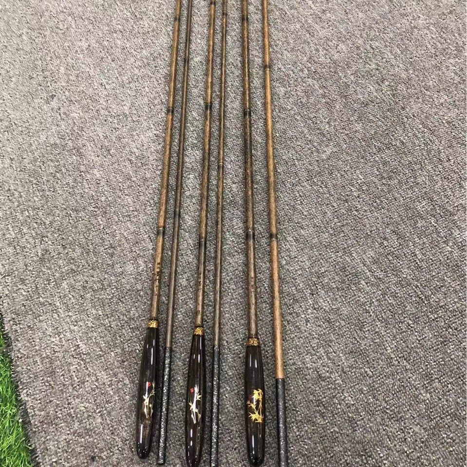 Bamboo-Patterned High-Carbon Telescopic Fishing Rod for Freshwater Angling