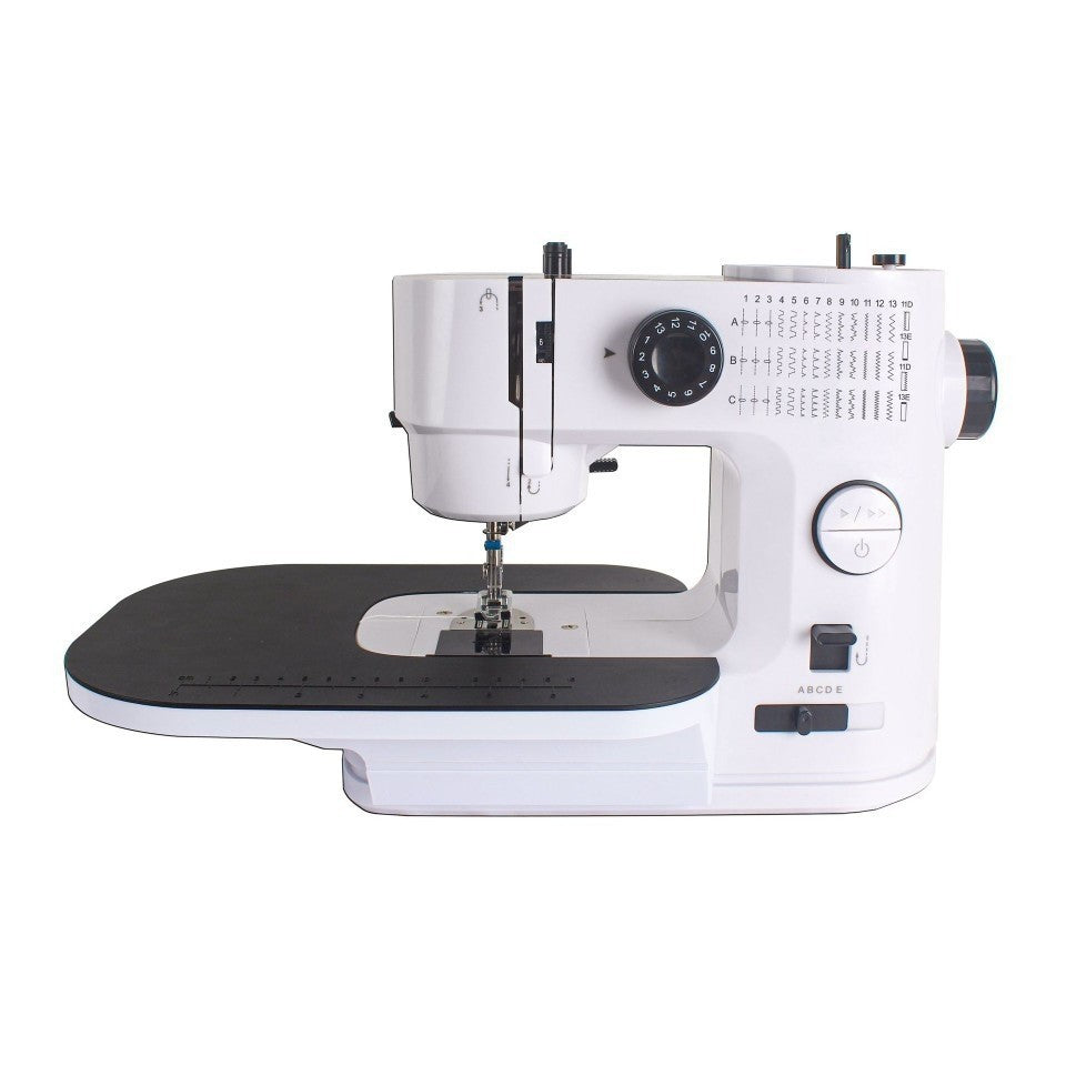 FHSM-638 Household Electric Sewing Machine with 43 Stitches, Double Needle & Thread, Overlock Function