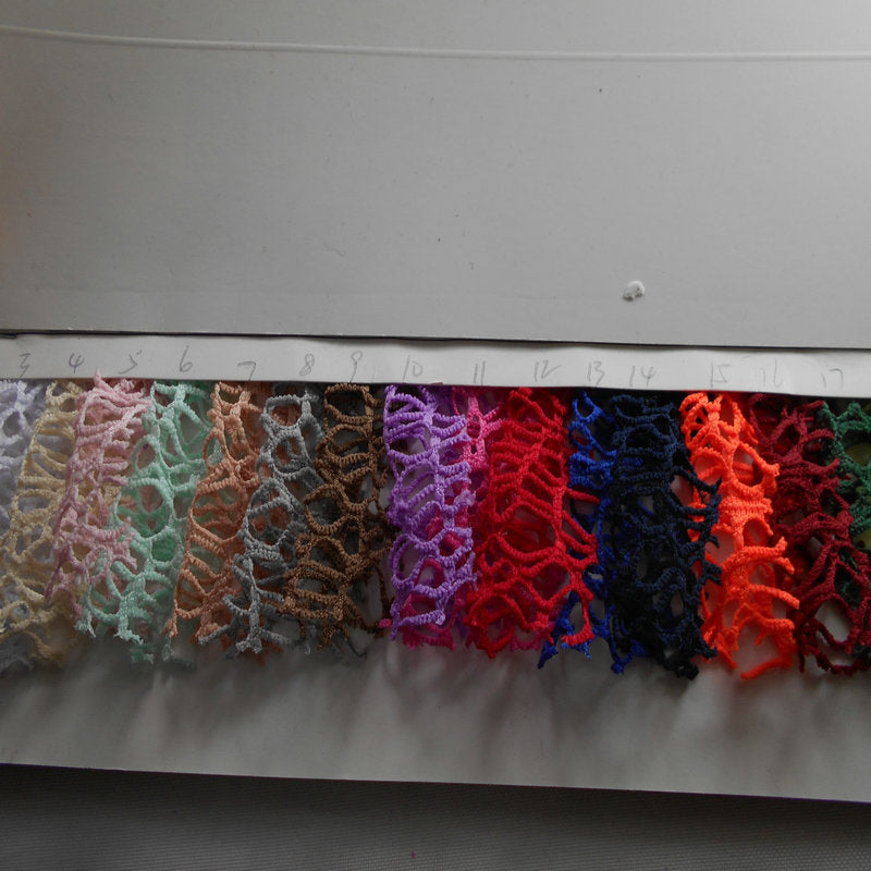 Polyester Irregular Mesh Fabric for Shoes, Bags, and Apparel - Soft Spiderweb Lace Hollow Net Material
