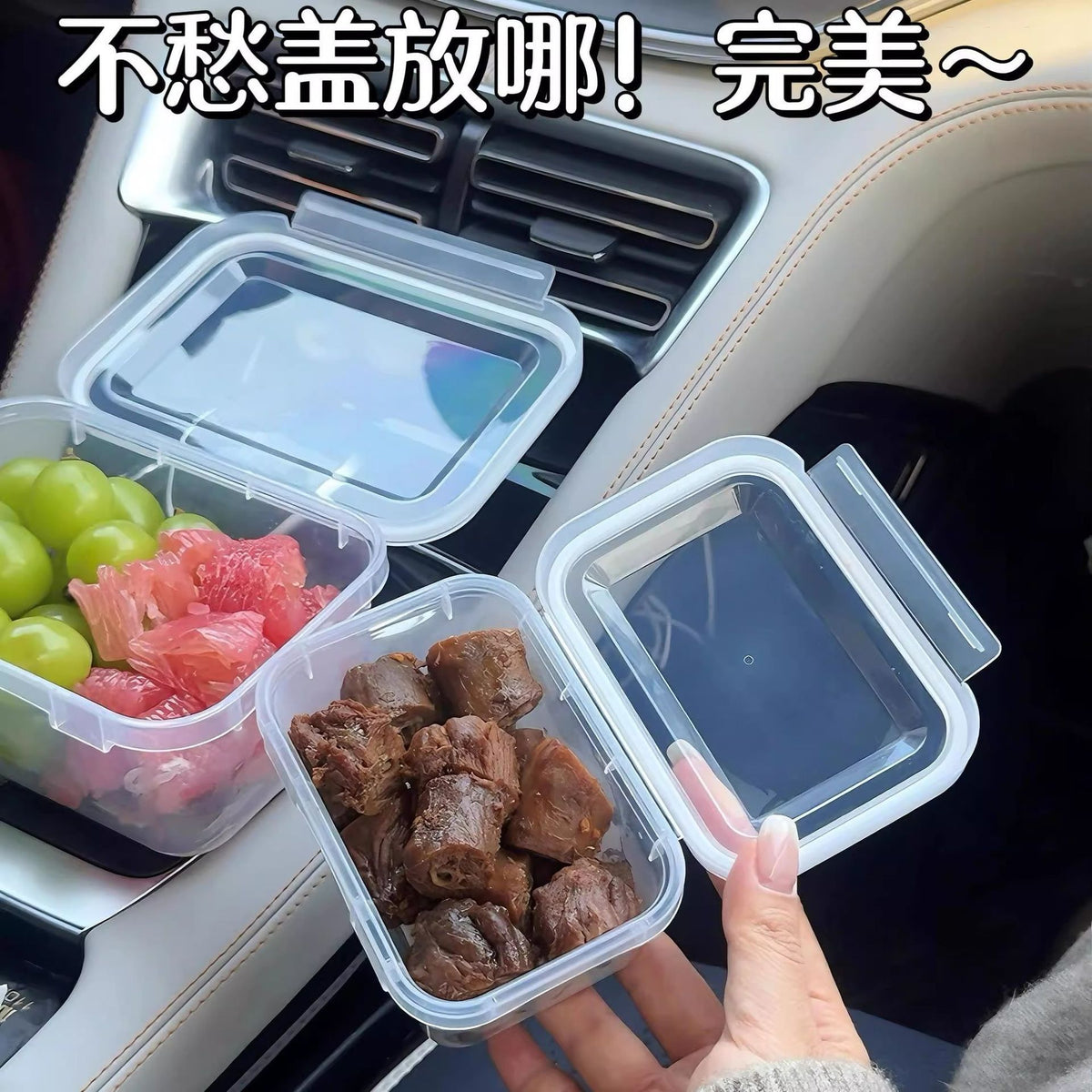 Food Storage Container Set, Food Grade, Airtight, Moisture-proof, Freezer Safe for Fruits, Vegetables, and Meal Prep