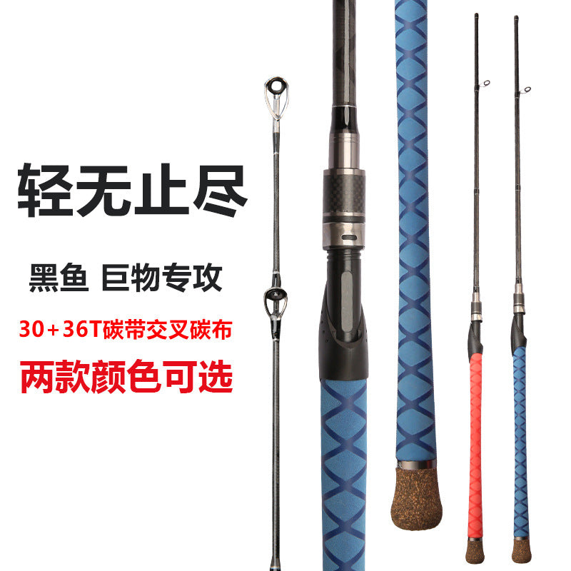 Rayqiang Carbon Fiber Casting/Spinning Fishing Rod for Freshwater and Saltwater