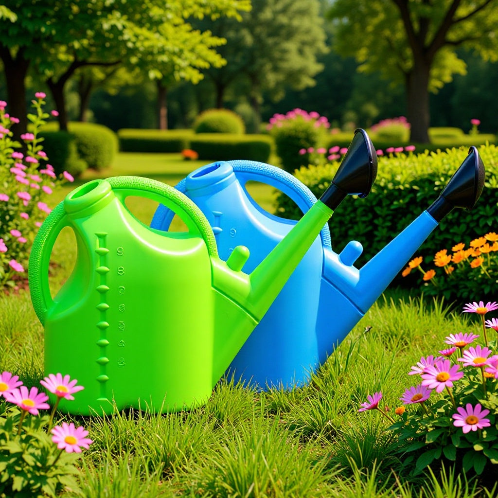 Long Spout Plastic Watering Can for Garden Plants, 5L, 8L, 10L