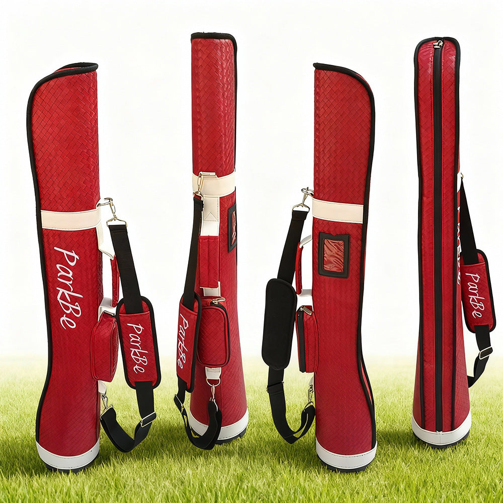Portable Golf Club Carry Bag, Lightweight Driving Range Practice Bag, Holds 6-7 Clubs for Men