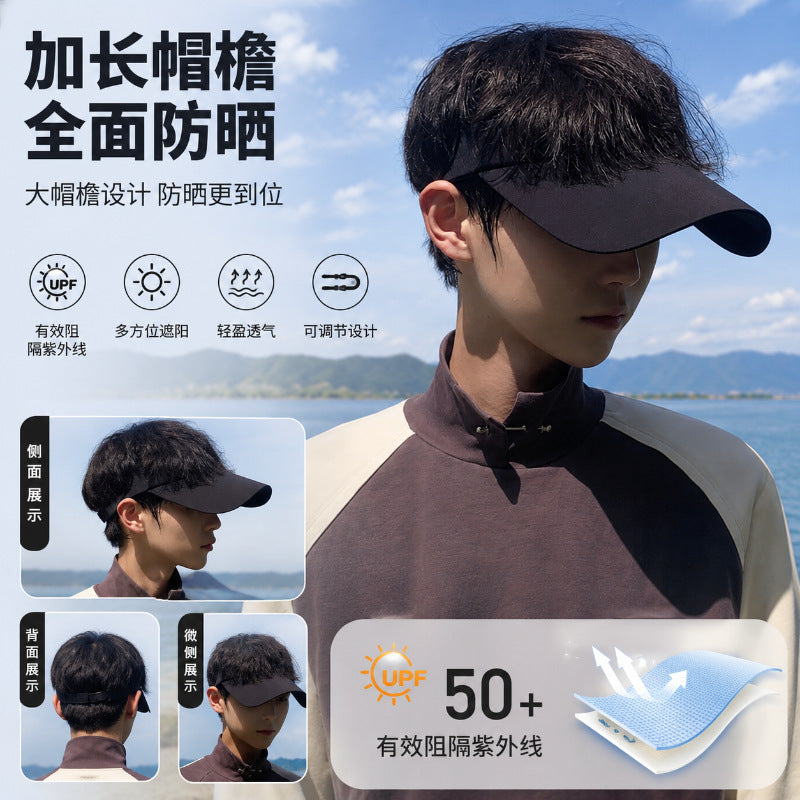 Men's Outdoor Sun Visor Hat UV Protection for Cycling Running