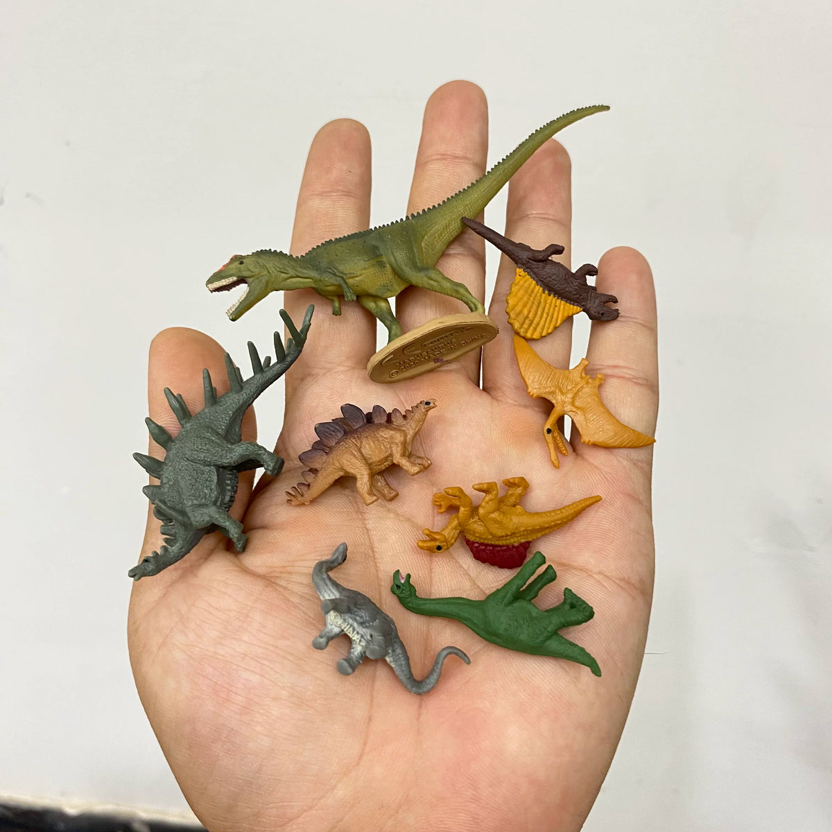 Mini Soft Rubber Dinosaur Model Figurines for Micro Landscape Decoration