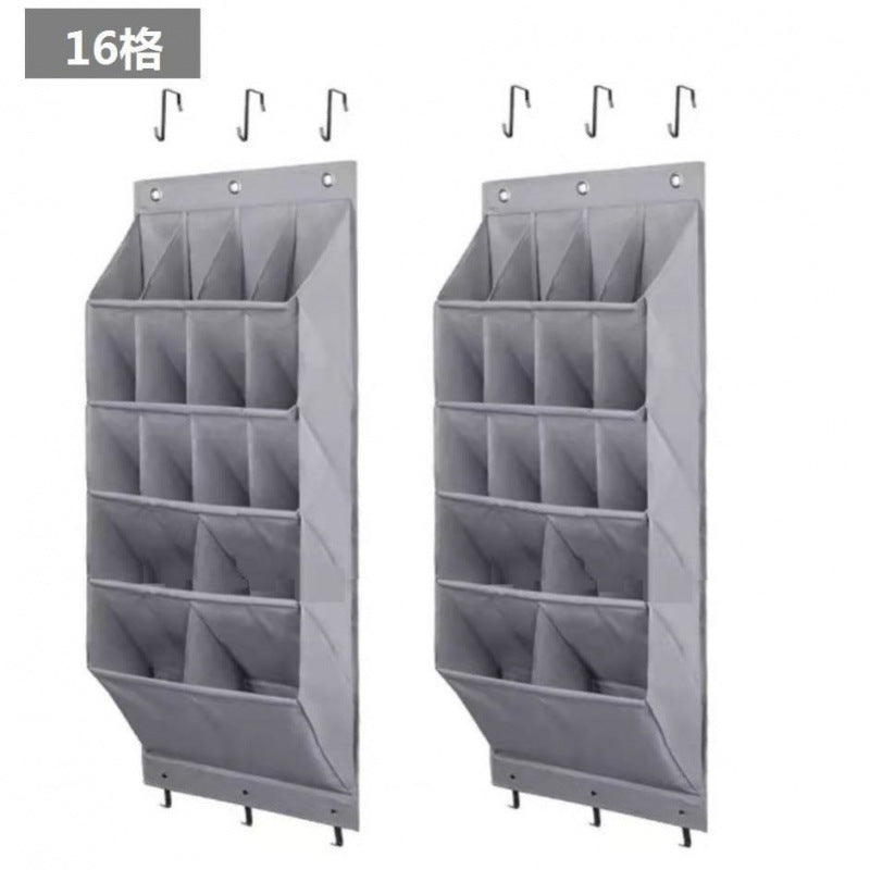 Multi-functional Oxford Fabric Over-the-Door Hanging Storage Bag for Shoes and Sundries