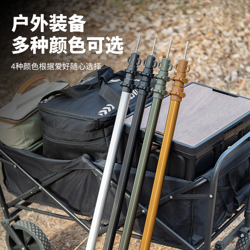 Heavy-Duty Aluminum Alloy Tent Poles for Outdoor Canopy & Awning Support, High-Strength Wind-Resistant Telescopic Rods