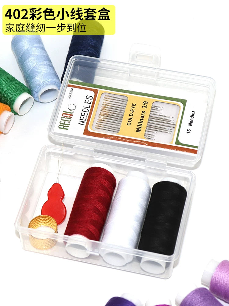 DIY Sewing Repair Kit with Needles and Thread for Home Use