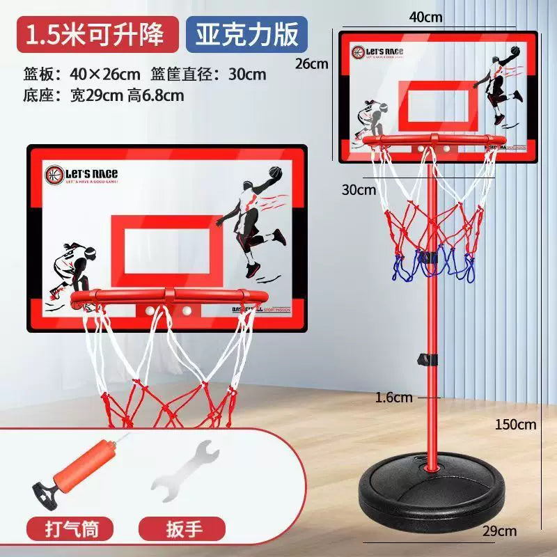 Adjustable Portable Kids Basketball Hoop Indoor Outdoor Youth Adult Basketball Stand