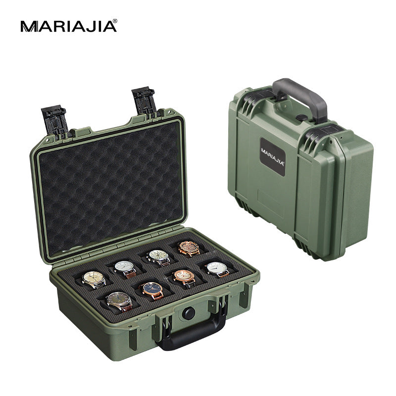 Portable Hard Case for Watches and Precision Instruments, Shockproof and Drop-Resistant Industrial-Grade Tool Box