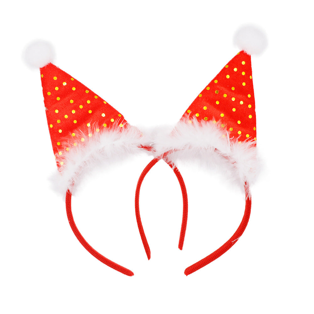 Christmas Hat Headband for Kids & Pets - Festive Party Accessory