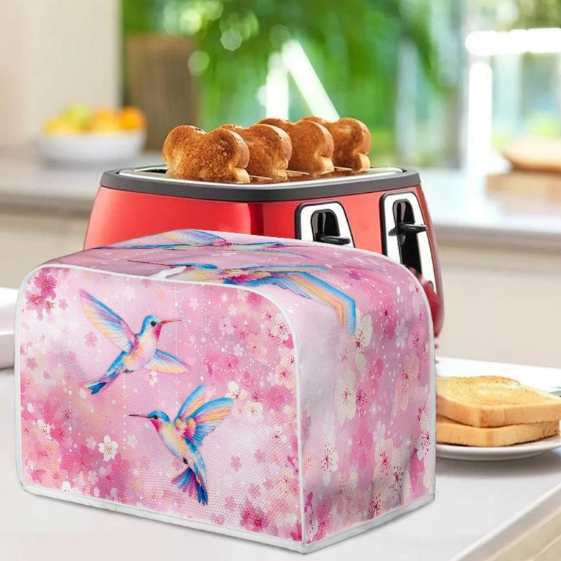 Cherry Blossom Hummingbird Toaster Dust Cover