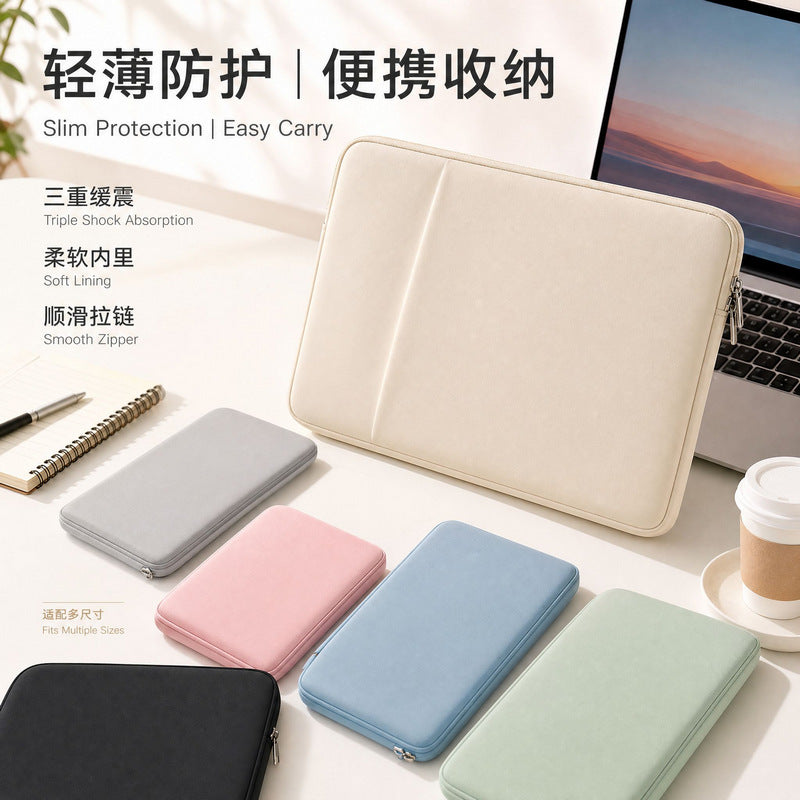 Laptop Sleeve with Storage Pocket for MacBook and Tablets, Protective Case