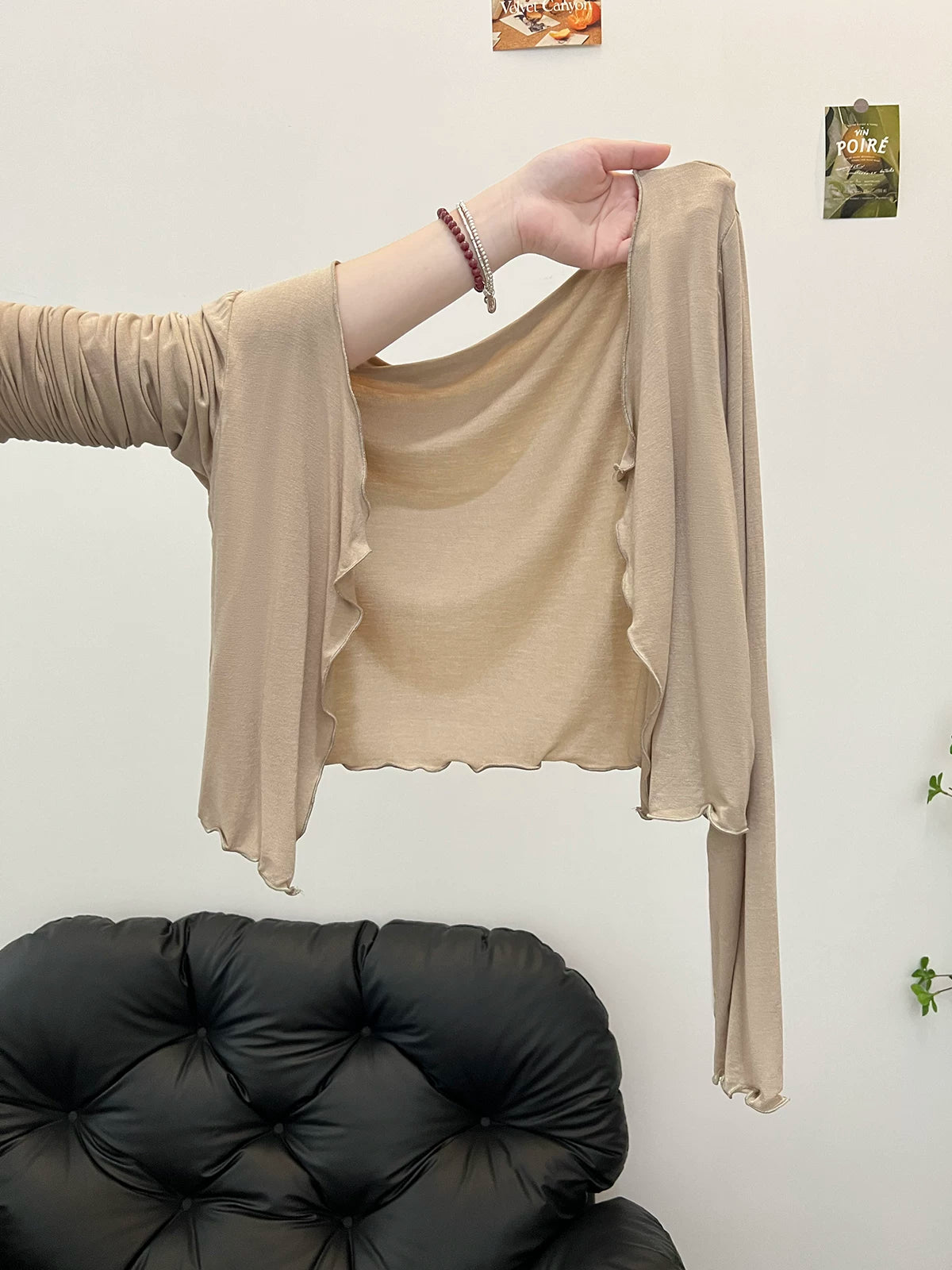 Women's Tencel Thin Sun Protection Cardigan for Summer Dresses and Camisoles