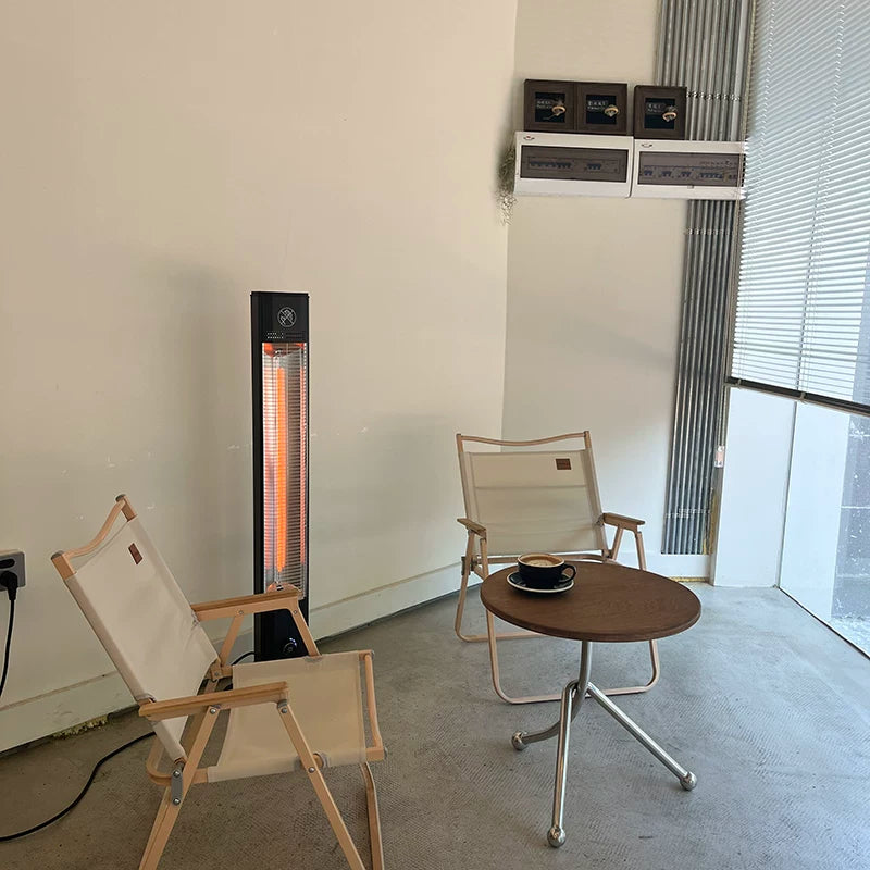 Outdoor Indoor Far Infrared Electric Heater with 9-Gear Adjustment, Waterproof and Silent