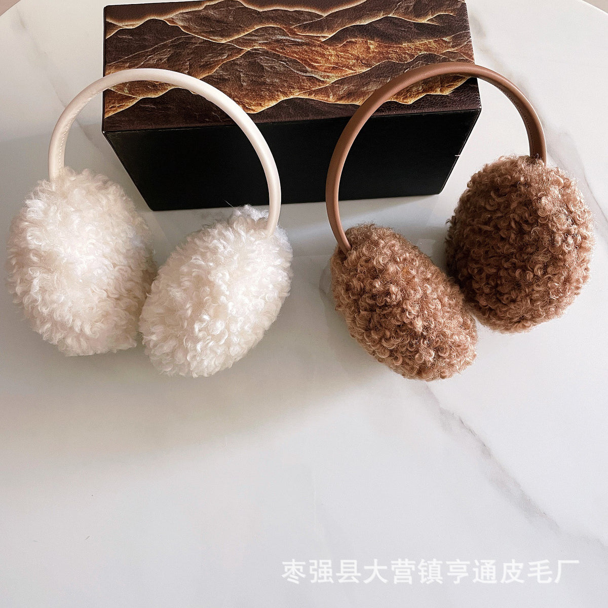 Lambswool Earmuffs Winter Outdoor Cycling Warm Ear Covers
