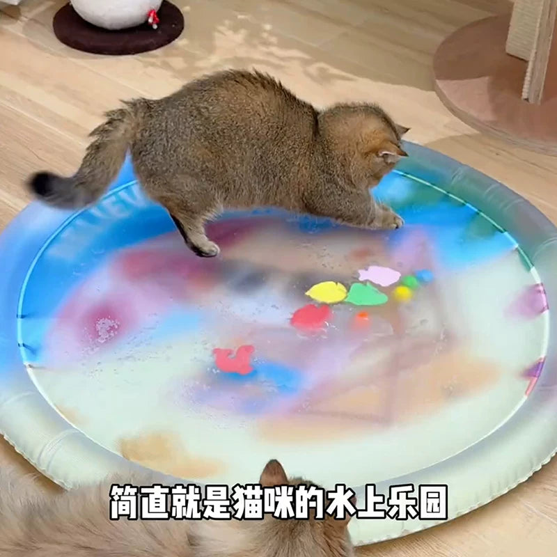 Pet Cooling Water Mat for Cats and Dogs - Tear-Resistant Summer Sleep Pad
