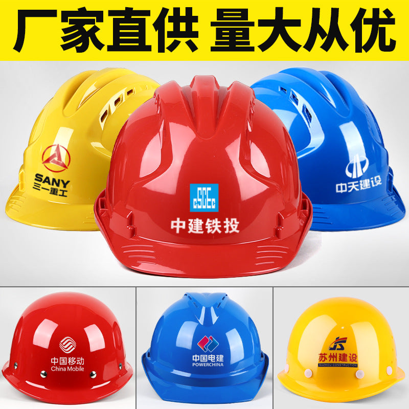 Winter Breathable Safety Helmet for Construction Sites, Anti-Smash Fiberglass Hard Hat with Reflective Strip