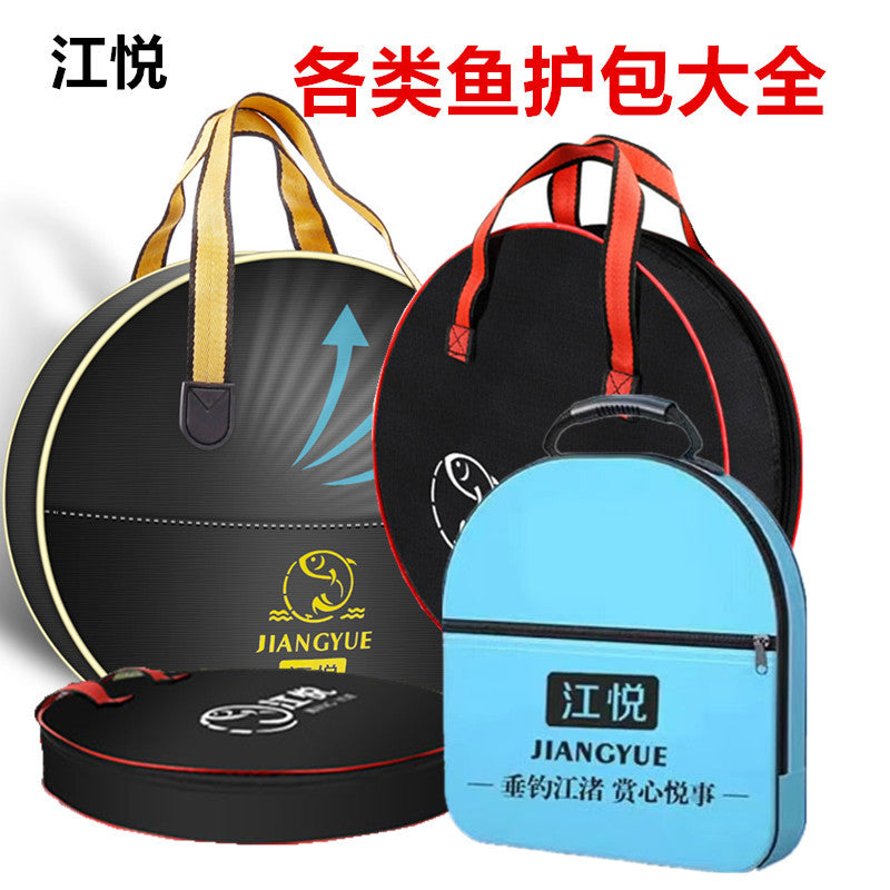 Fishing Keepnet Bag with Side Pocket, PVC Waterproof