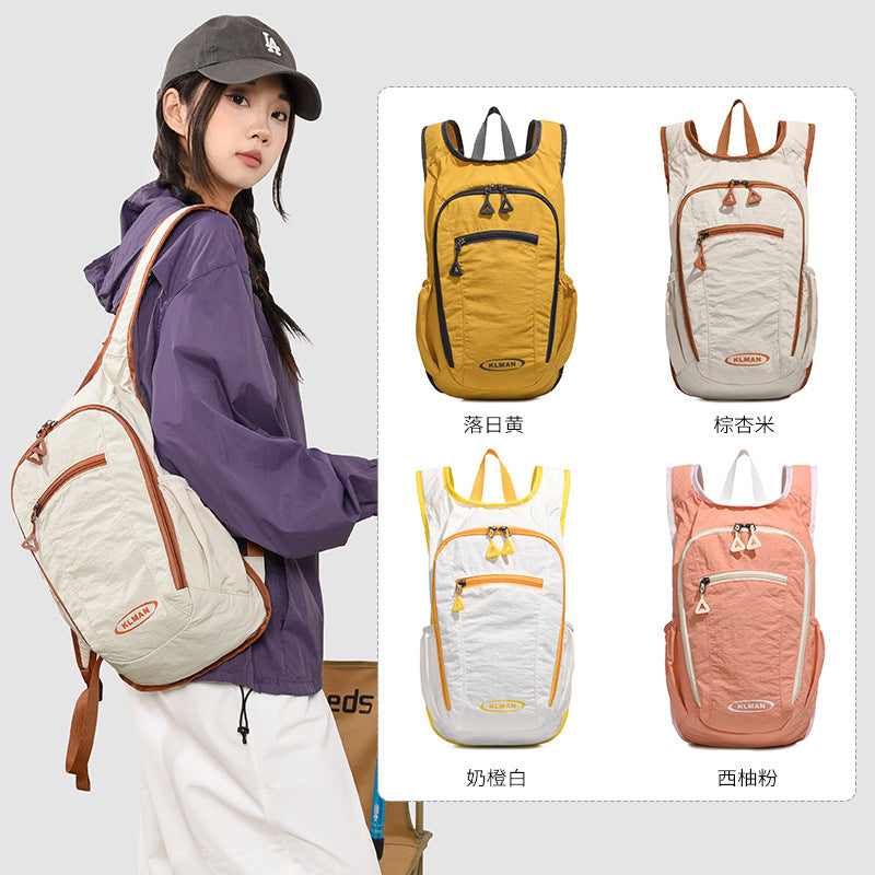 Lightweight Foldable Hiking Backpack, Water-Resistant Multifunctional Outdoor Travel Daypack