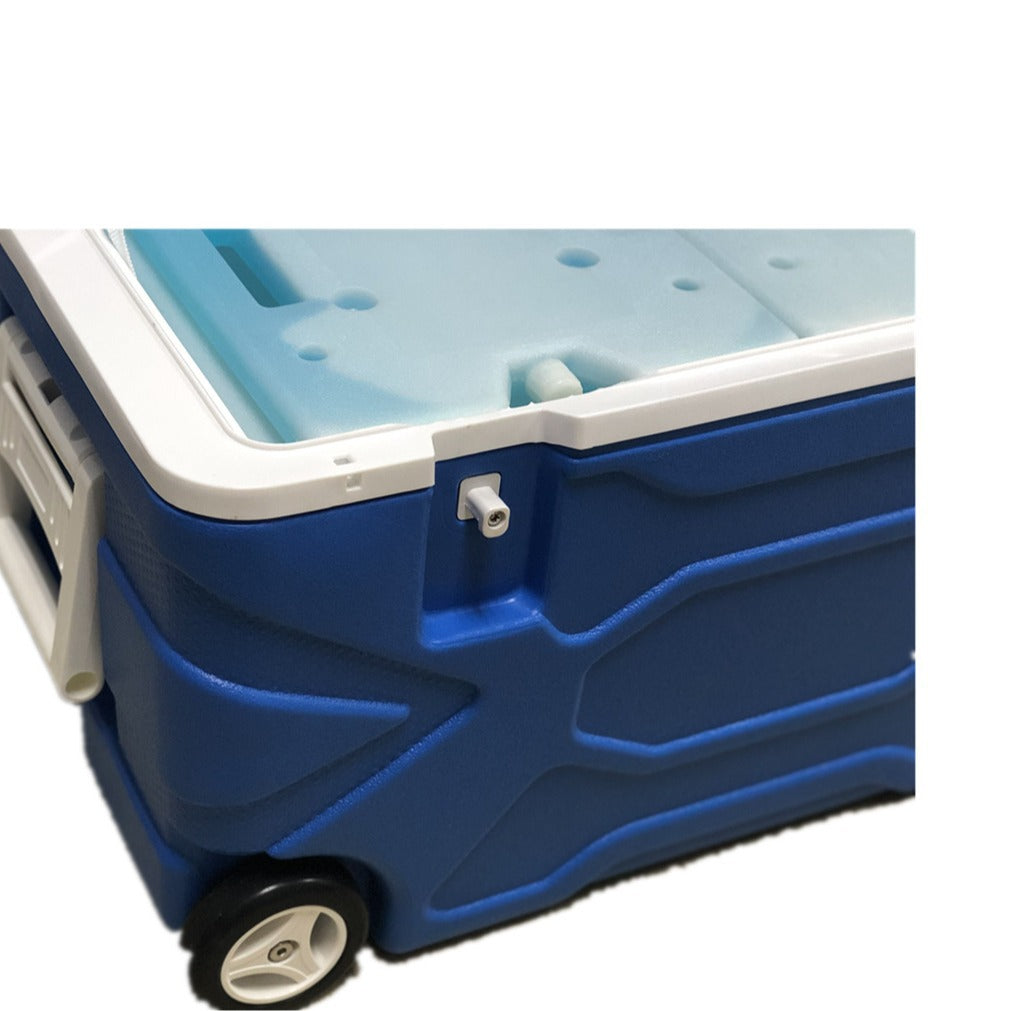 Good Fresh Insulated Cooler Box with Wheels for Picnics, Fishing, Medicine, and Food Cold Chain Transport