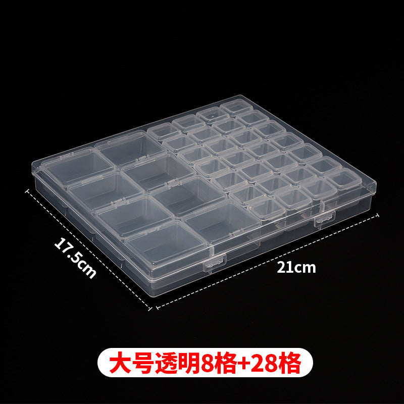 Portable Multi-functional Jewelry Storage Box with Anti-oxidation Compartments for Earrings and Cards