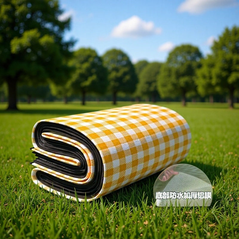 3-Layer Thickened Waterproof Picnic Blanket for Outdoor Camping and Beach