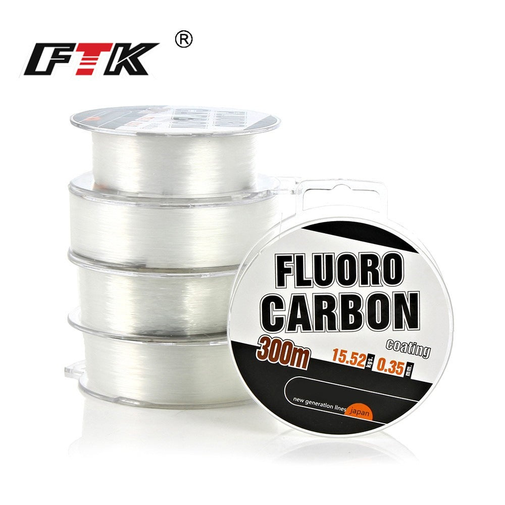 FTK 300m Nylon Fishing Line Carbon Fiber Imitation Lure Sea Fishing Main Line