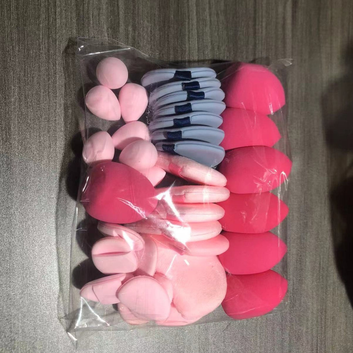 35-Piece Makeup Sponge Set with Mini Powder Puffs and Cosmetic Blenders