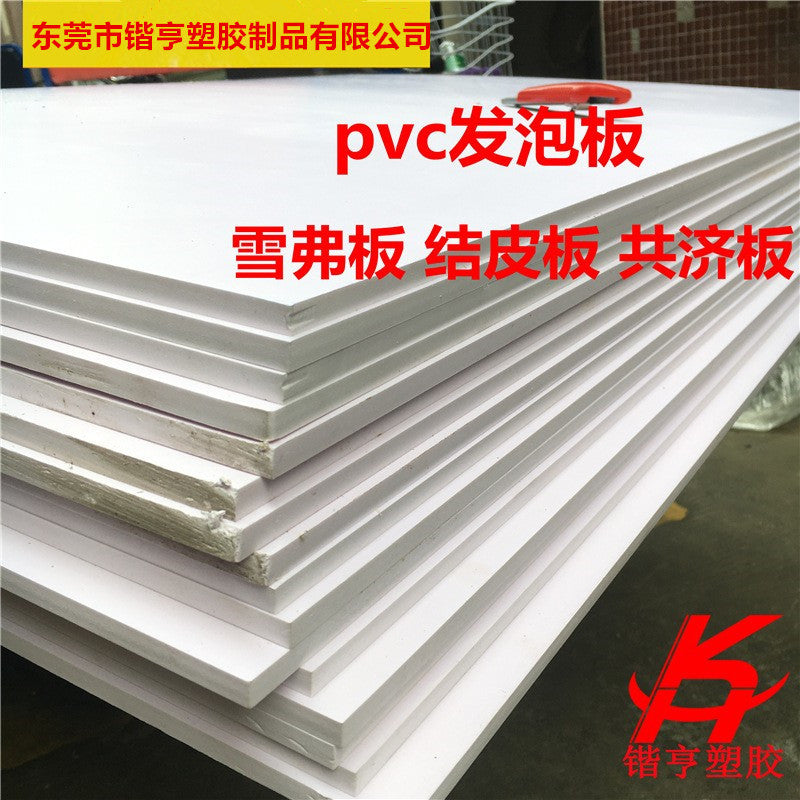 PVC Foam Board for Cabinetry, Engraving, and Printing - White Rigid Plastic Sheet