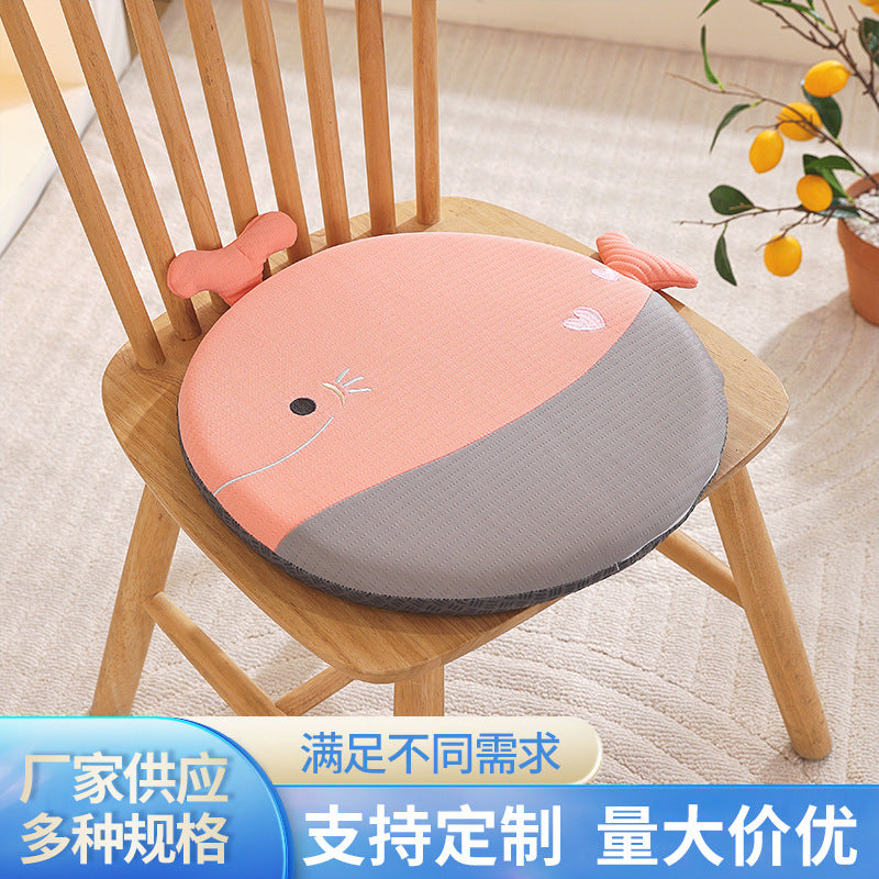 Little Dolphin Seat Cushion for Students, Ergonomic Lumbar Support for Long Sitting, Desk Chair Pad