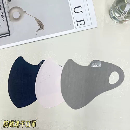 Sun Protection Ice Silk Face Mask for Women, UV Protection Breathable Outdoor Cycling Mask with Eye Corner Coverage