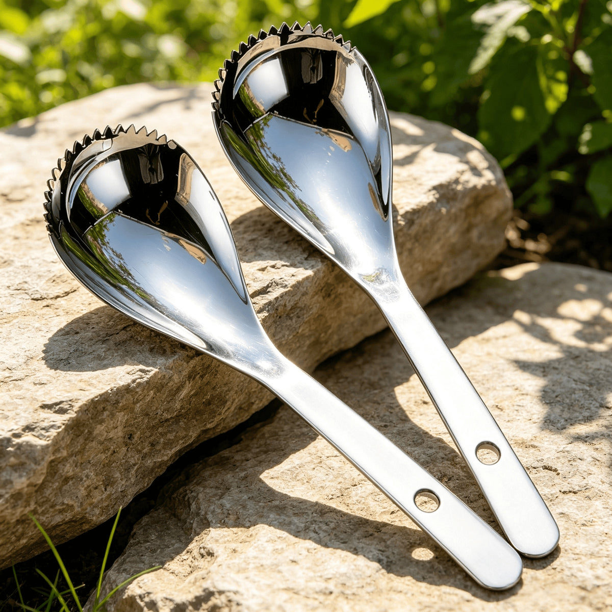 304 Stainless Steel Shaved Ice Spoon, Thickened Multi-functional Ice Scraper for Home & Hotel Use