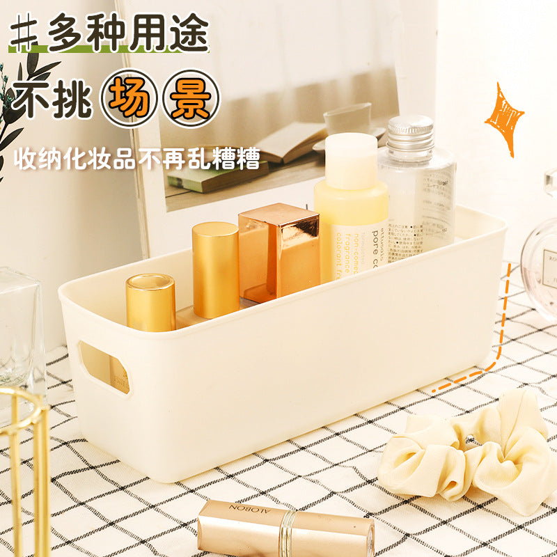 Rectangular Plastic Drawer Organizer Box for Kitchen, Desk, Cosmetics, Snacks, and Socks