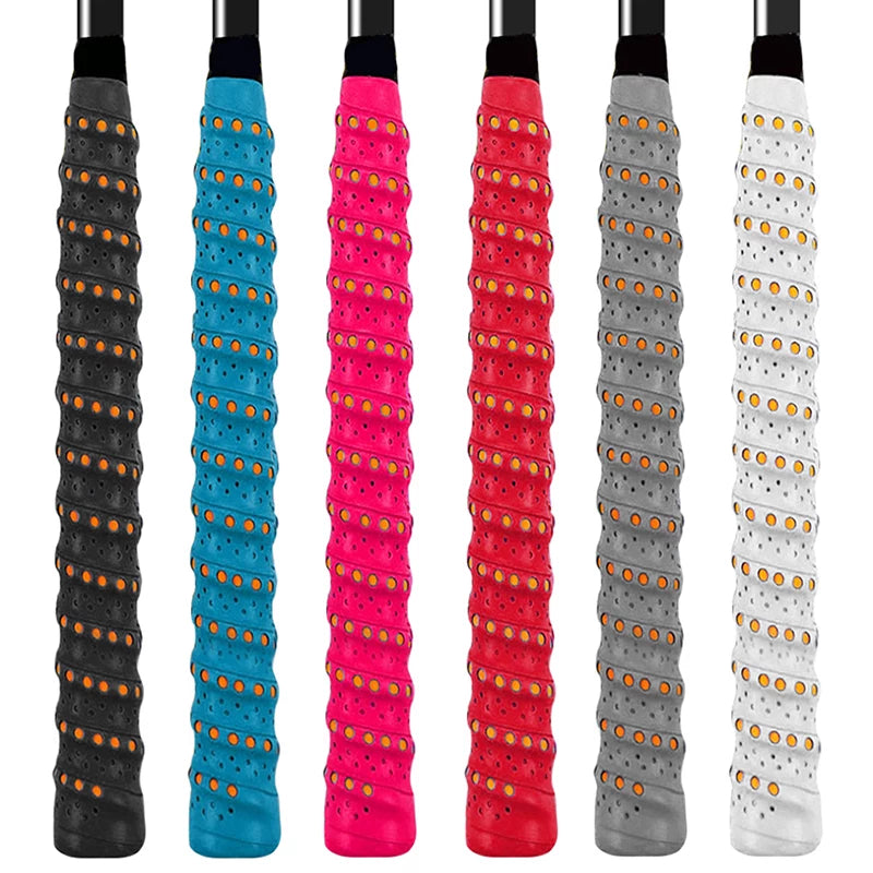 Golf Club Grip Tape Perforated Anti-Slip Breathable Overgrip for Enhanced Control and Comfort