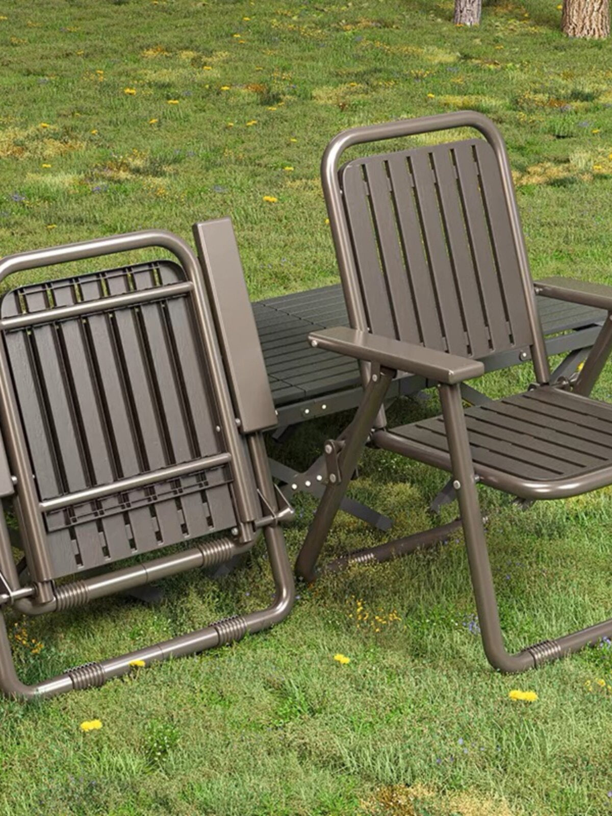 Portable Folding Outdoor Camping Chair with Backrest, Picnic Beach Patio Garden Waterproof Chair
