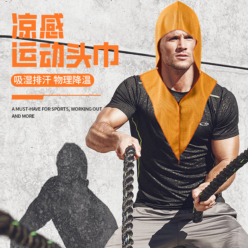 Sun Protection Neck Gaiter Hoodie for Cycling and Outdoor Activities