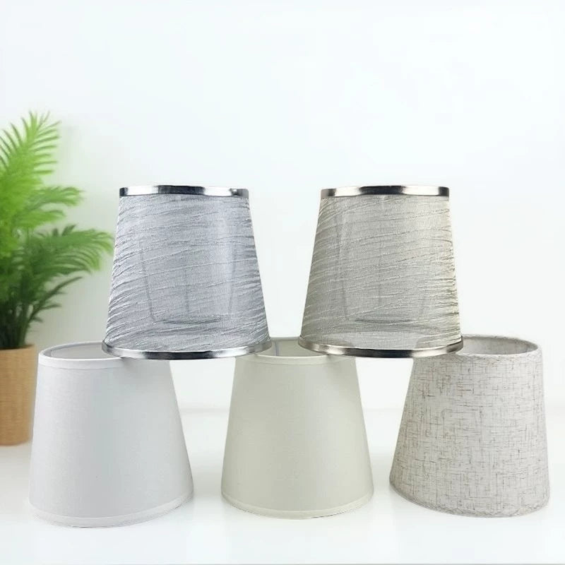 Fabric Lampshade for Pendant, Wall, and Floor Lamps - E14/E27 Socket Compatible, High Transmittance, Eye Protection